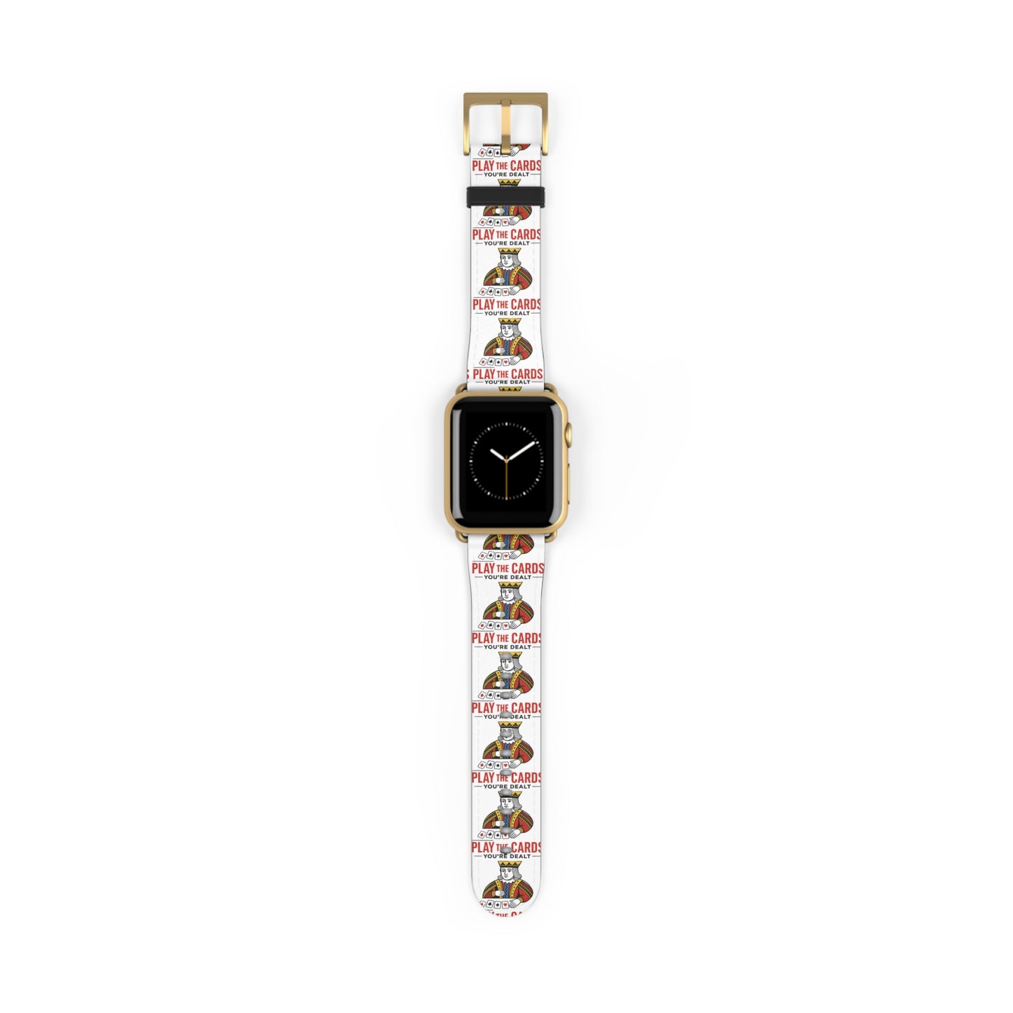 Play the Cards Watch Band, Fun Accessory for Gaming, Gift for Gamers, Unique Watch Strap for Every Occasion, Stylish Tech Wear
