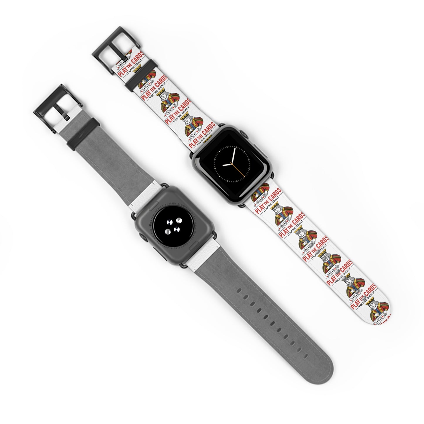 Play the Cards Watch Band, Fun Accessory for Gaming, Gift for Gamers, Unique Watch Strap for Every Occasion, Stylish Tech Wear