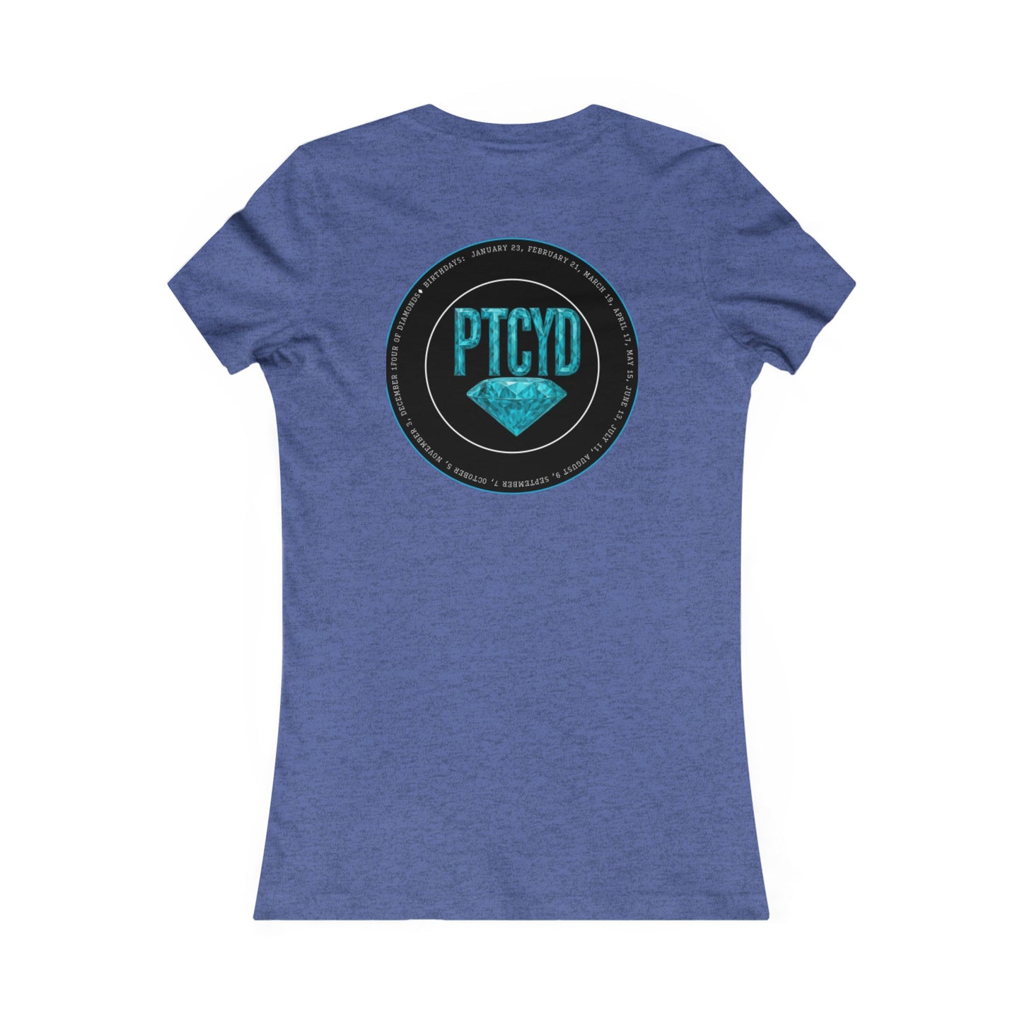 Diamond Four Nothing is Given Variety (White Letter/Black Background) Taurus Women's Favorite Tee - Heart & Diamond Design