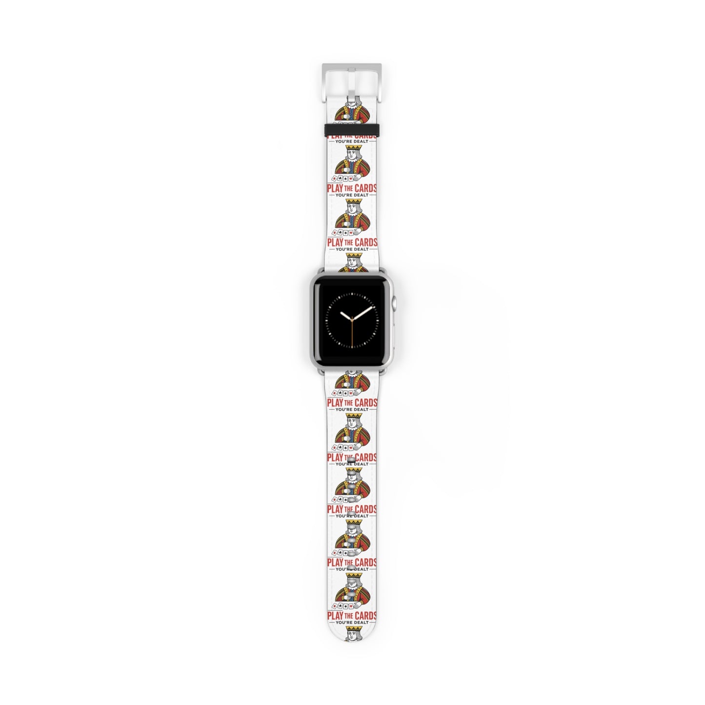 Play the Cards Watch Band, Fun Accessory for Gaming, Gift for Gamers, Unique Watch Strap for Every Occasion, Stylish Tech Wear