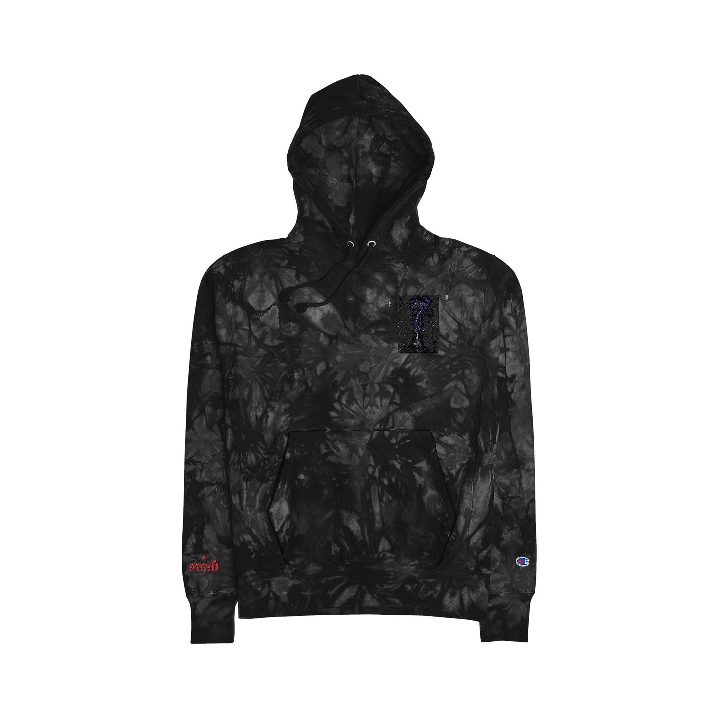 Club Seven Chic Tie-Dye Hoodie for Unisex Comfort, Stylish Streetwear, Cozy Outfit, Perfect Gift for Friends and Family, Casual Everyday Wear