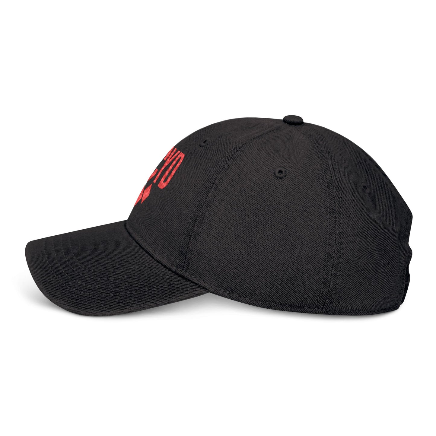 Diamond Embroidered Denim Cap - PTCYD Graphic Baseball Hat for Casual Style