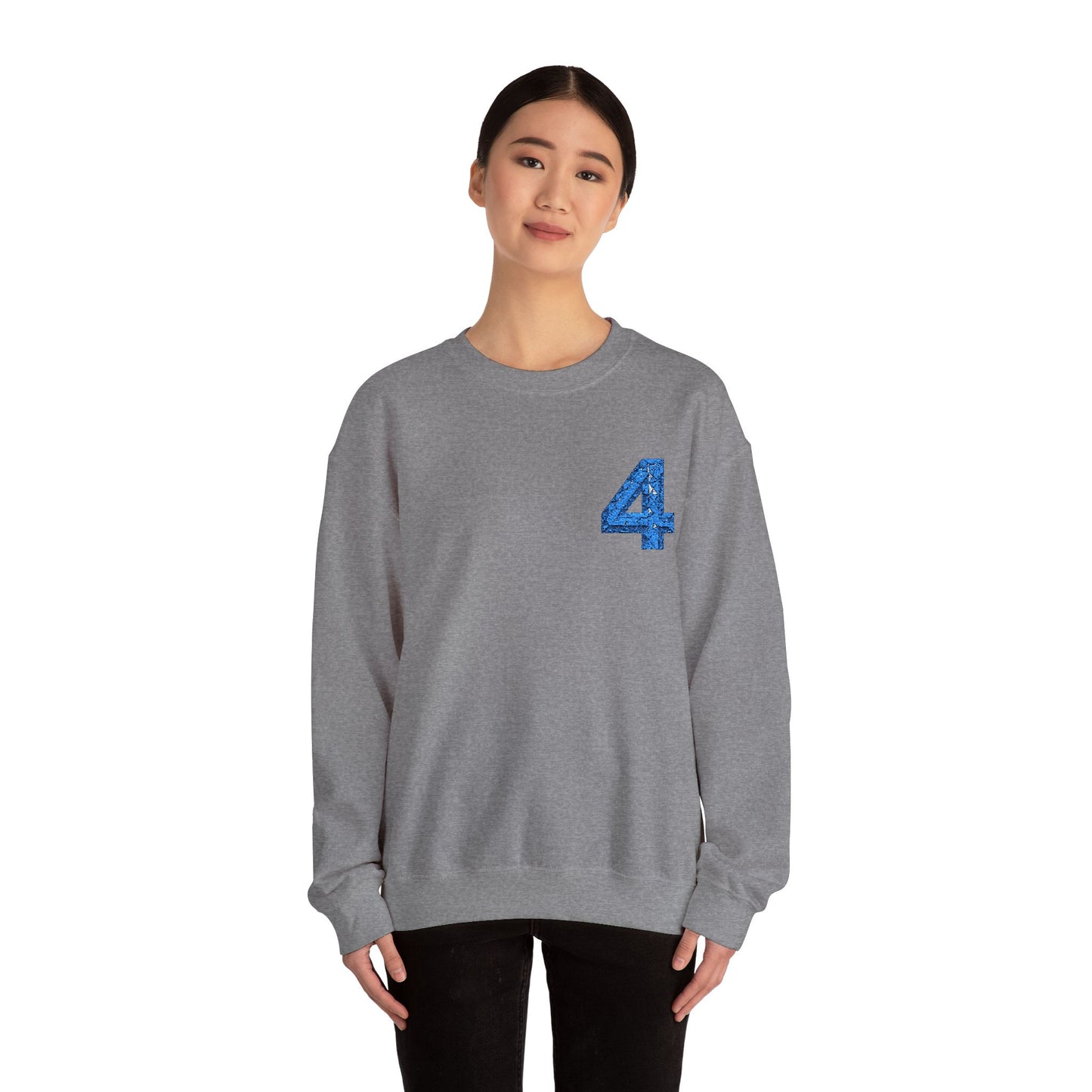 Diamond Four Sweater Sparkling Unisex Heavy Blend™ Crewneck Sweatshirt