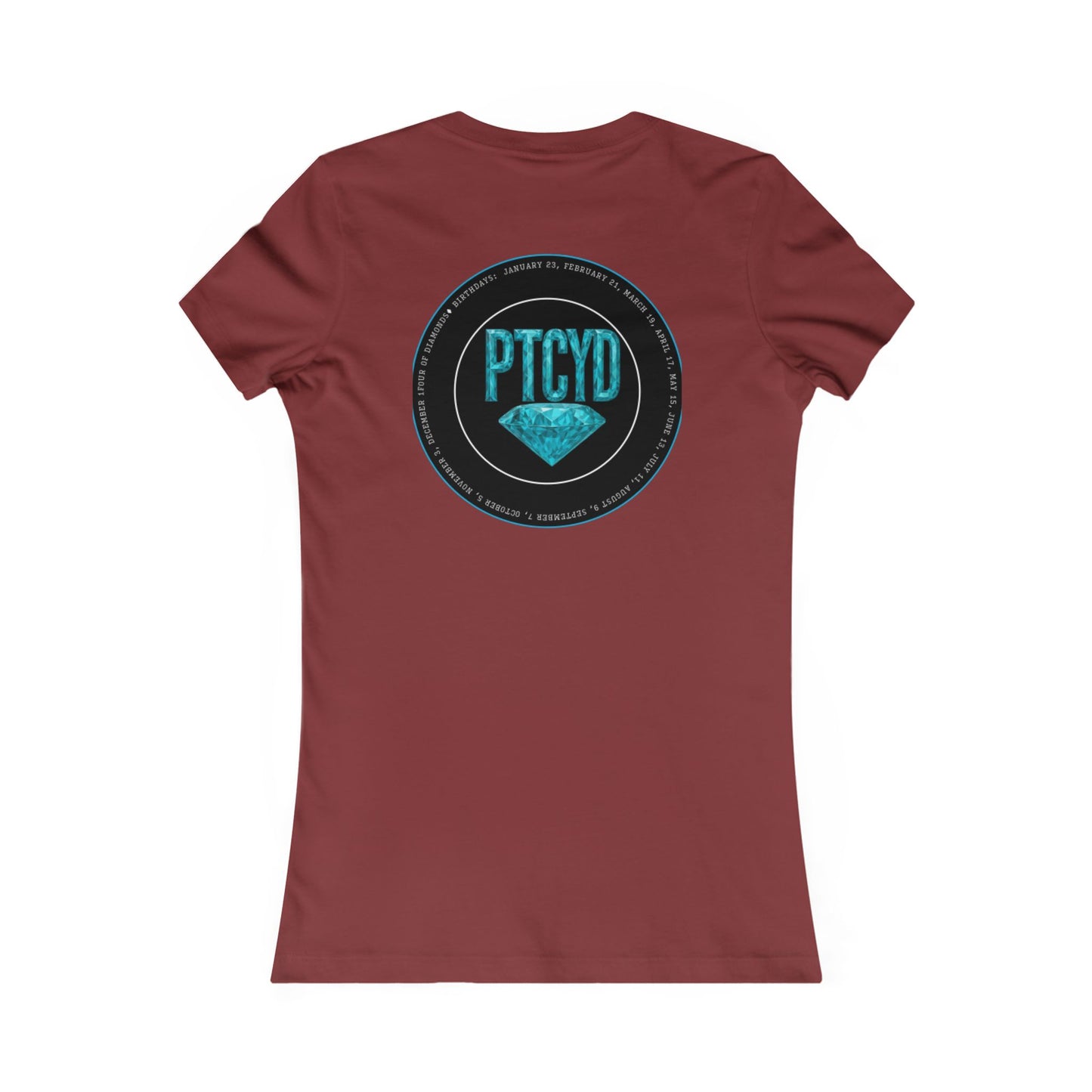 Diamond Four Nothing is Given Variety (White Letter/Black Background) Taurus Women's Favorite Tee - Heart & Diamond Design