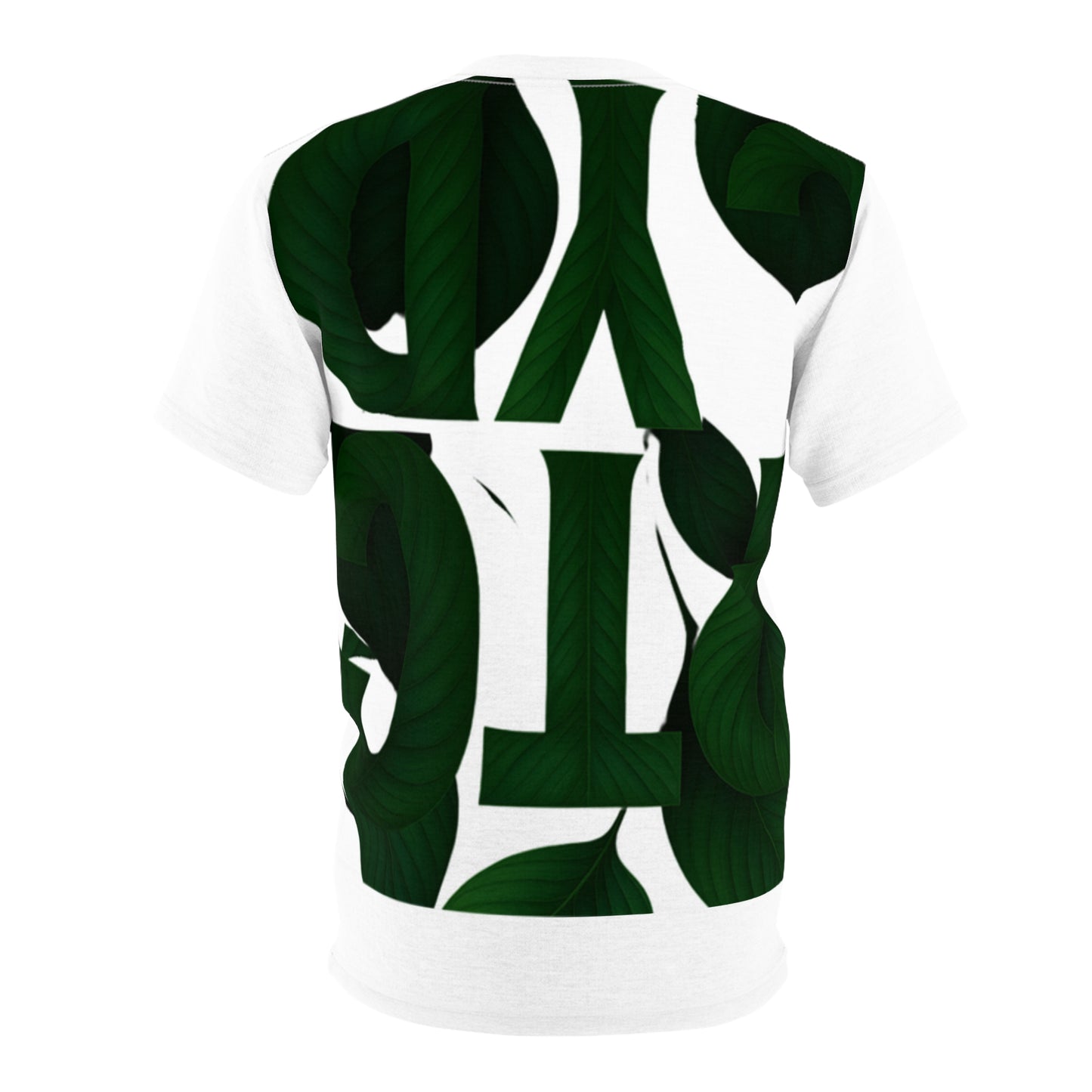 Club PTCYD Wrap Stylish Green Leaf Unisex Cut & Sew Tee - Nature-Inspired Design