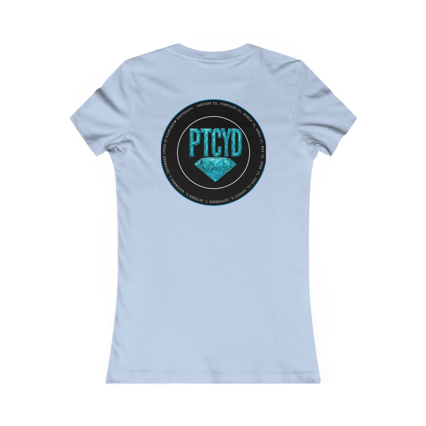 Diamond Four Nothing is Given Kat (White Letter/Black Background) Taurus Women's Favorite Tee - Heart & Diamond Design