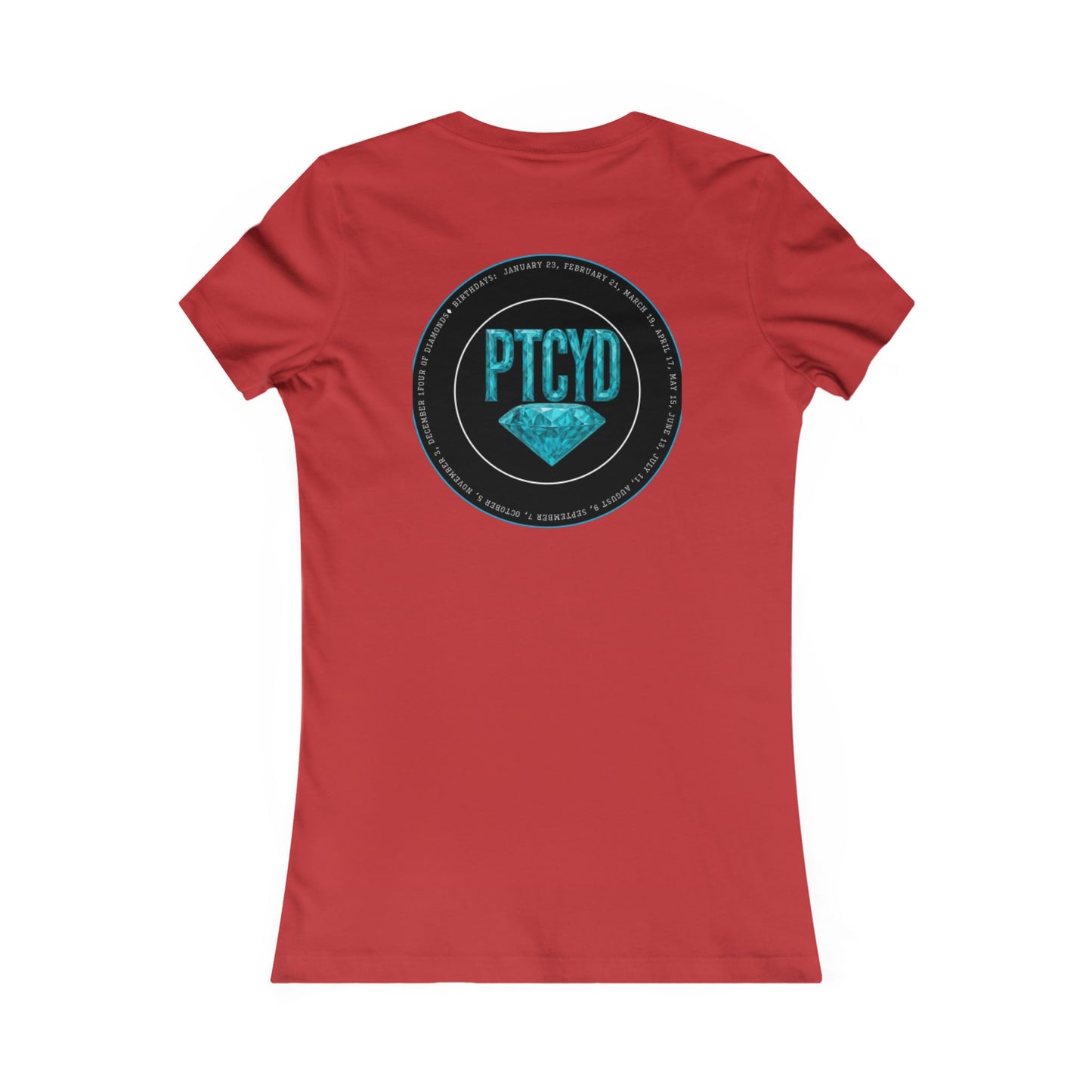 Diamond Four Nothing is Given Kat (White Letter/Black Background) Taurus Women's Favorite Tee - Heart & Diamond Design