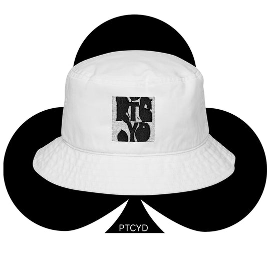 Club Leaf Embroidered Bucket Hat - Perfect Accessory for Summer Adventures