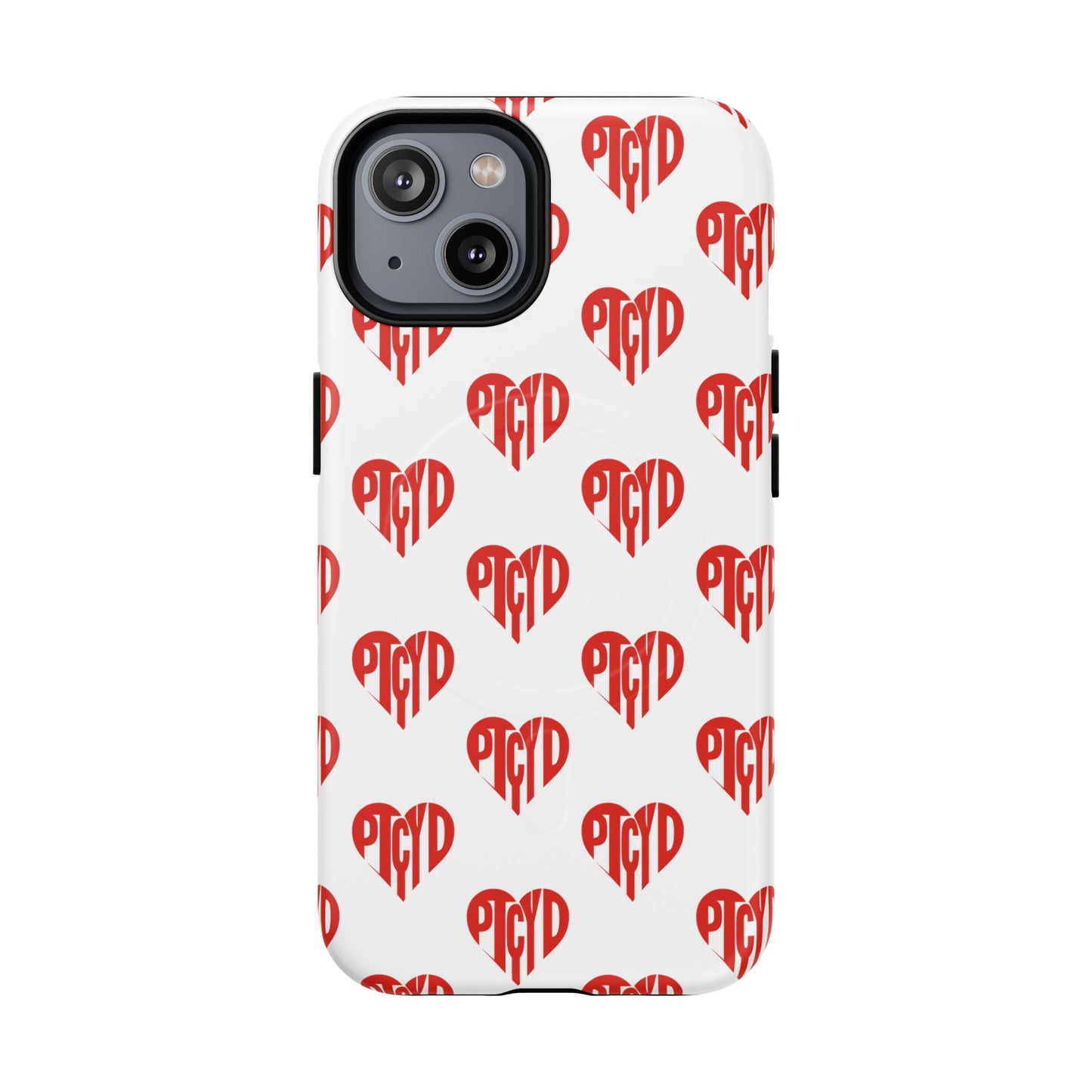 Heart  Magnetic Case Durable Phone Cases with Heart Design, Cute Gift for Teens, Stylish Tech Accessories, Unique Phone Protection