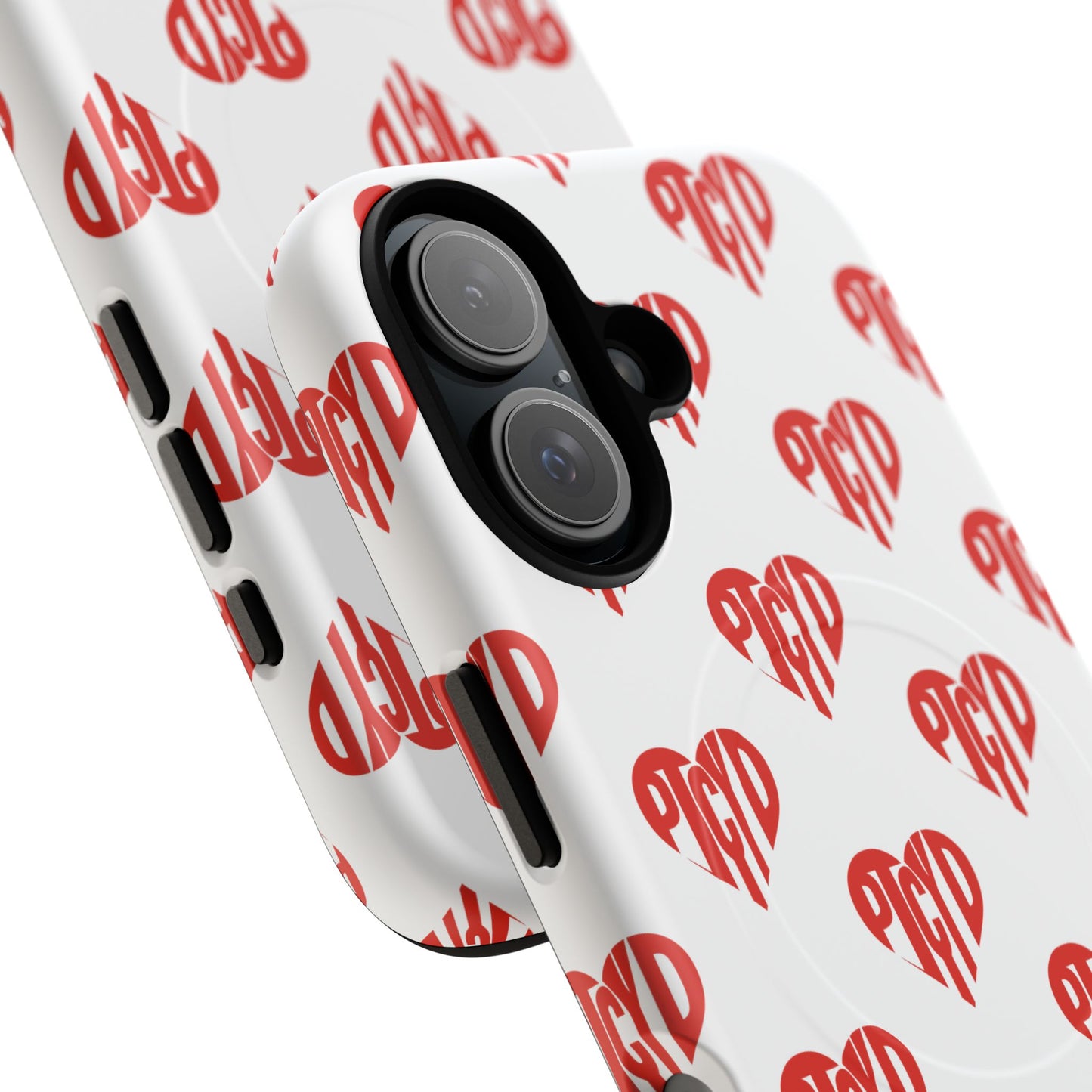 Heart  Magnetic Case Durable Phone Cases with Heart Design, Cute Gift for Teens, Stylish Tech Accessories, Unique Phone Protection