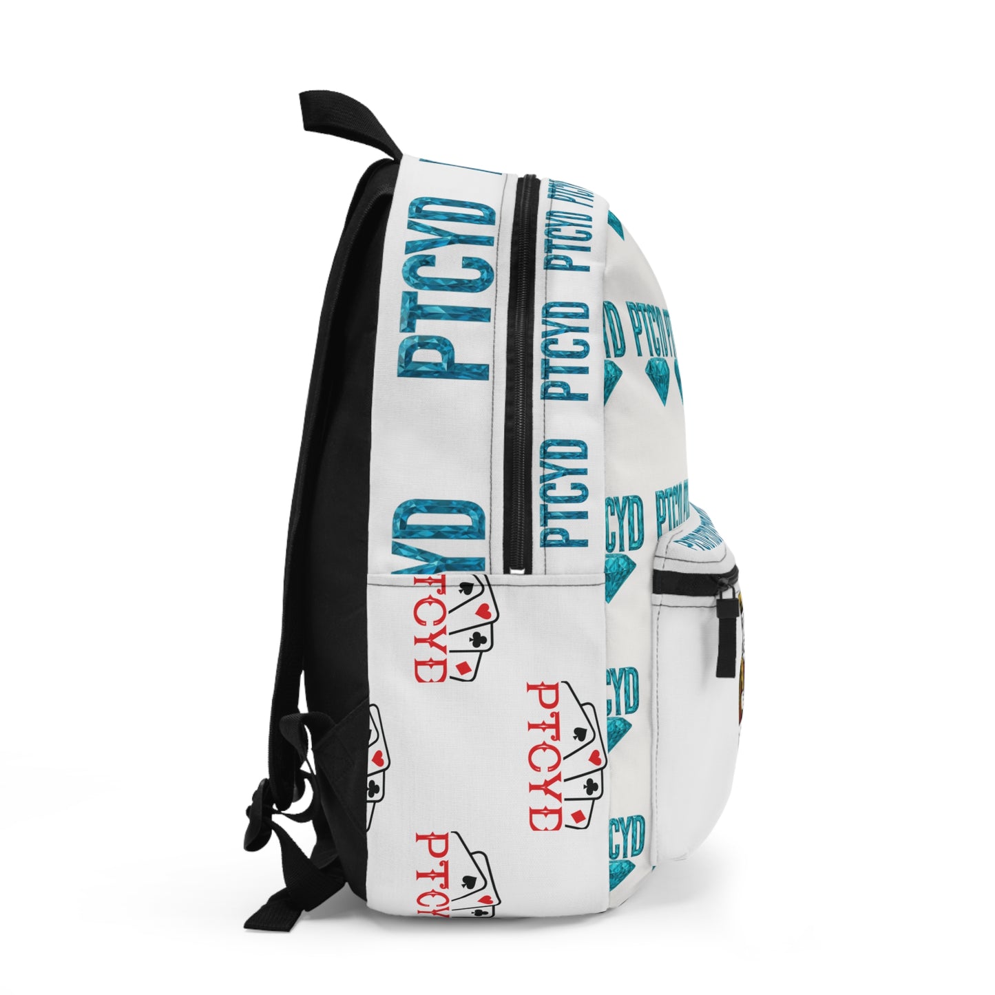 DIAMOND Backpack - Play the Cards You're Dealt, Gaming Bag, Gifts for Gamers, Fun School Backpack, Casual Tote