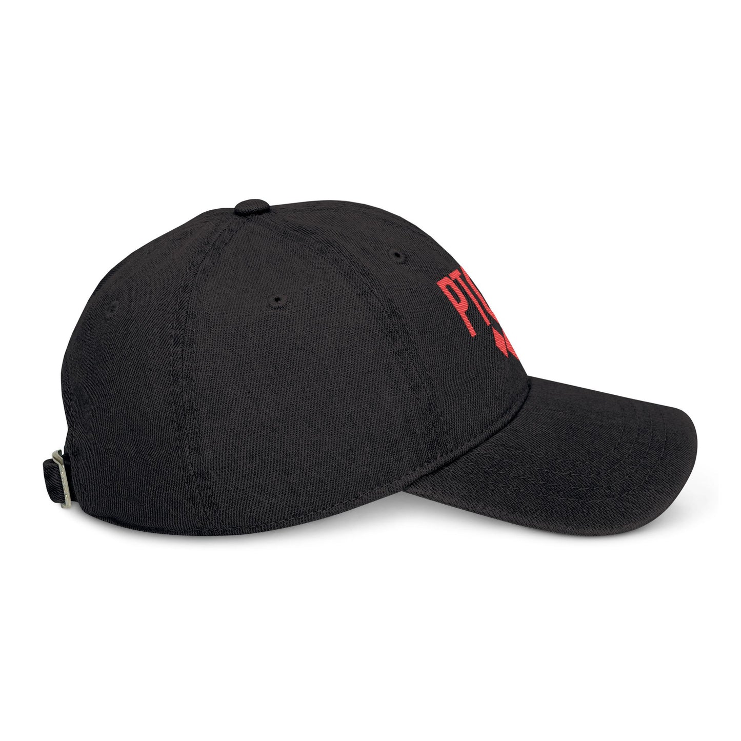 Diamond Embroidered Denim Cap - PTCYD Graphic Baseball Hat for Casual Style
