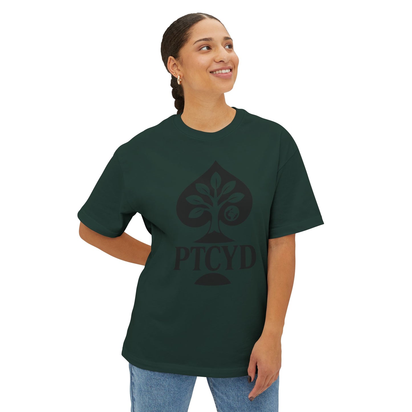 SPADE Energy of Life Graphic Tee - Unisex Oversized Boxy Tee, Space T-Shirt, Trendy Streetwear, Cool Gift for Him/Her, Galaxy Shirt, Hipster Style