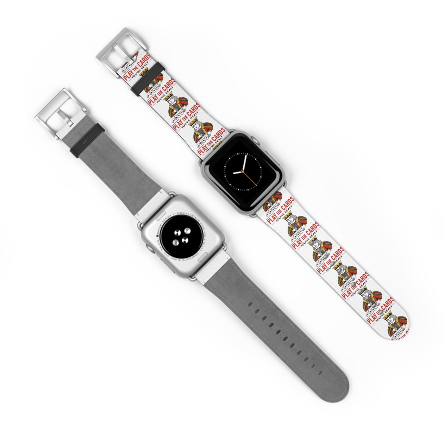 Play the Cards Watch Band, Fun Accessory for Gaming, Gift for Gamers, Unique Watch Strap for Every Occasion, Stylish Tech Wear