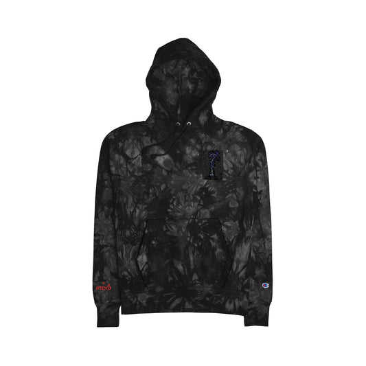 Club Seven Chic Tie-Dye Hoodie for Unisex Comfort, Stylish Streetwear, Cozy Outfit, Perfect Gift for Friends and Family, Casual Everyday Wear