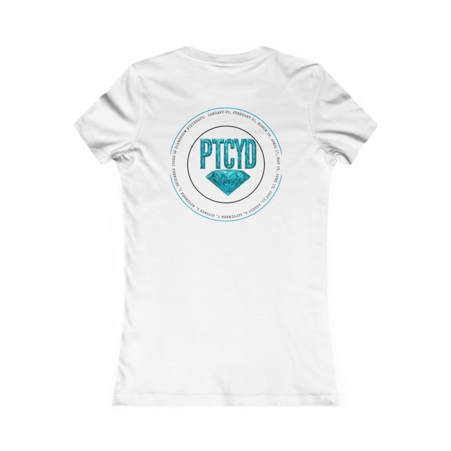 Diamond Four Nothing is Given Taurus Women's Favorite Tee - Heart & Diamond Design