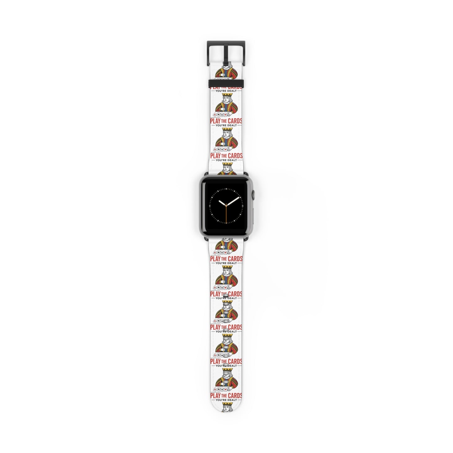 Play the Cards Watch Band, Fun Accessory for Gaming, Gift for Gamers, Unique Watch Strap for Every Occasion, Stylish Tech Wear