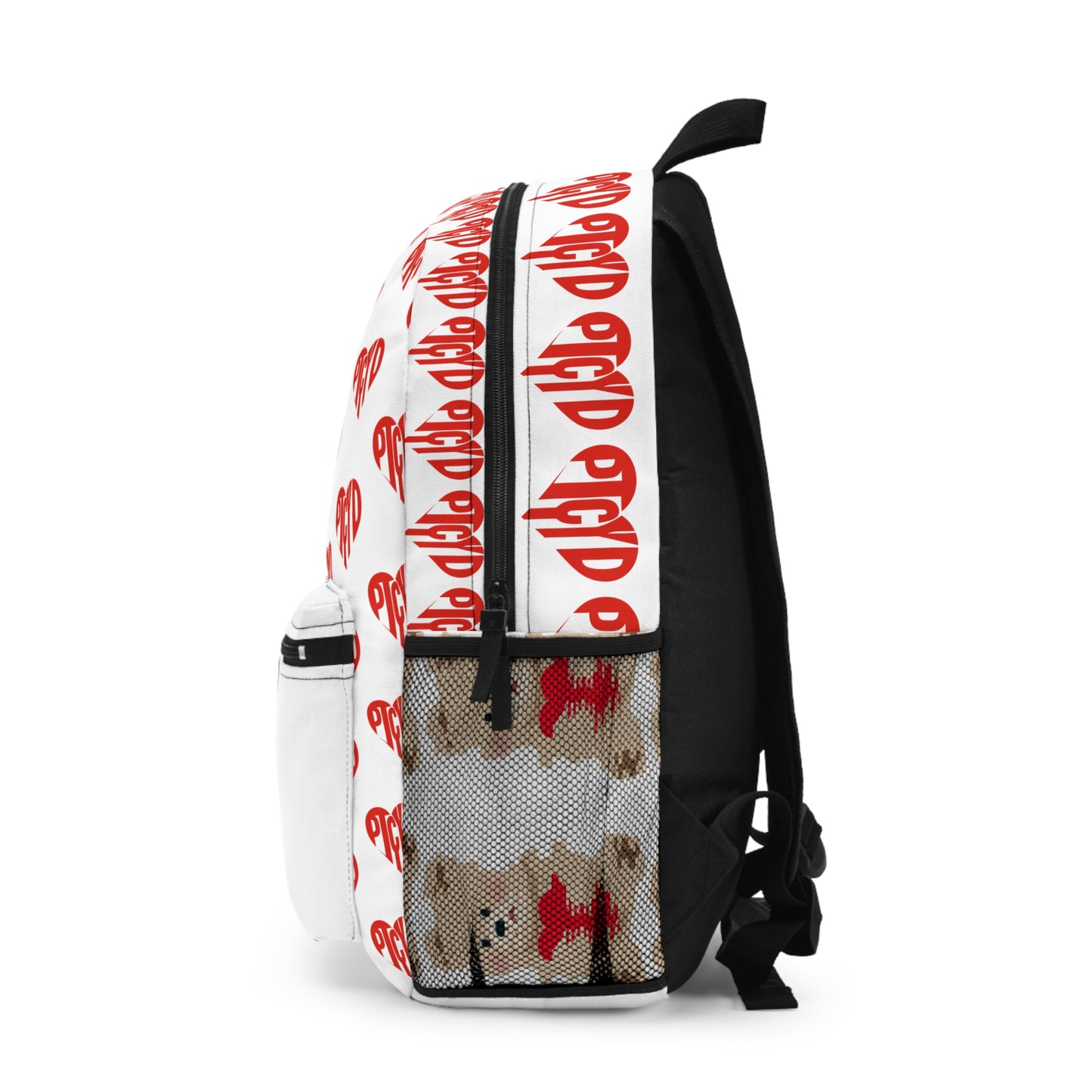 Heart PTCYD Backpack, Game Night Essential, Cool Gift for Gamers, Unique School Bag, Adventure Ready