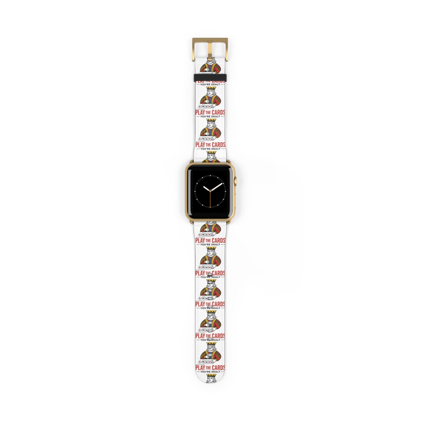 Play the Cards Watch Band, Fun Accessory for Gaming, Gift for Gamers, Unique Watch Strap for Every Occasion, Stylish Tech Wear