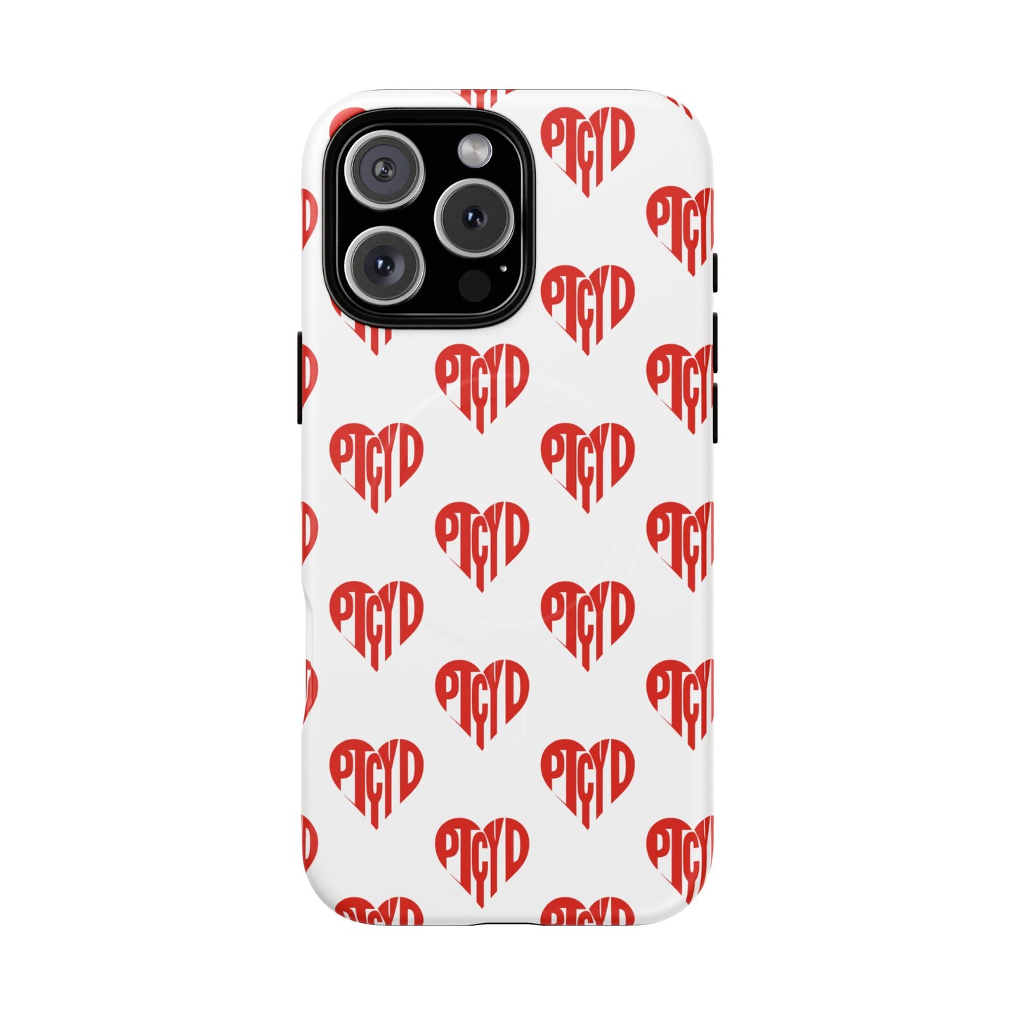 Heart  Magnetic Case Durable Phone Cases with Heart Design, Cute Gift for Teens, Stylish Tech Accessories, Unique Phone Protection