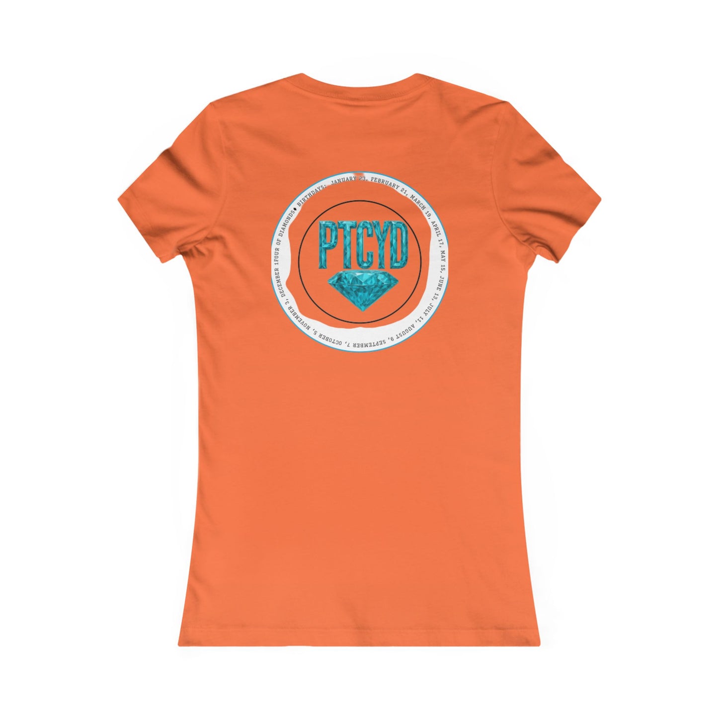 Diamond Four Nothing is Given Kat Taurus Women's Favorite Tee - Heart & Diamond Design