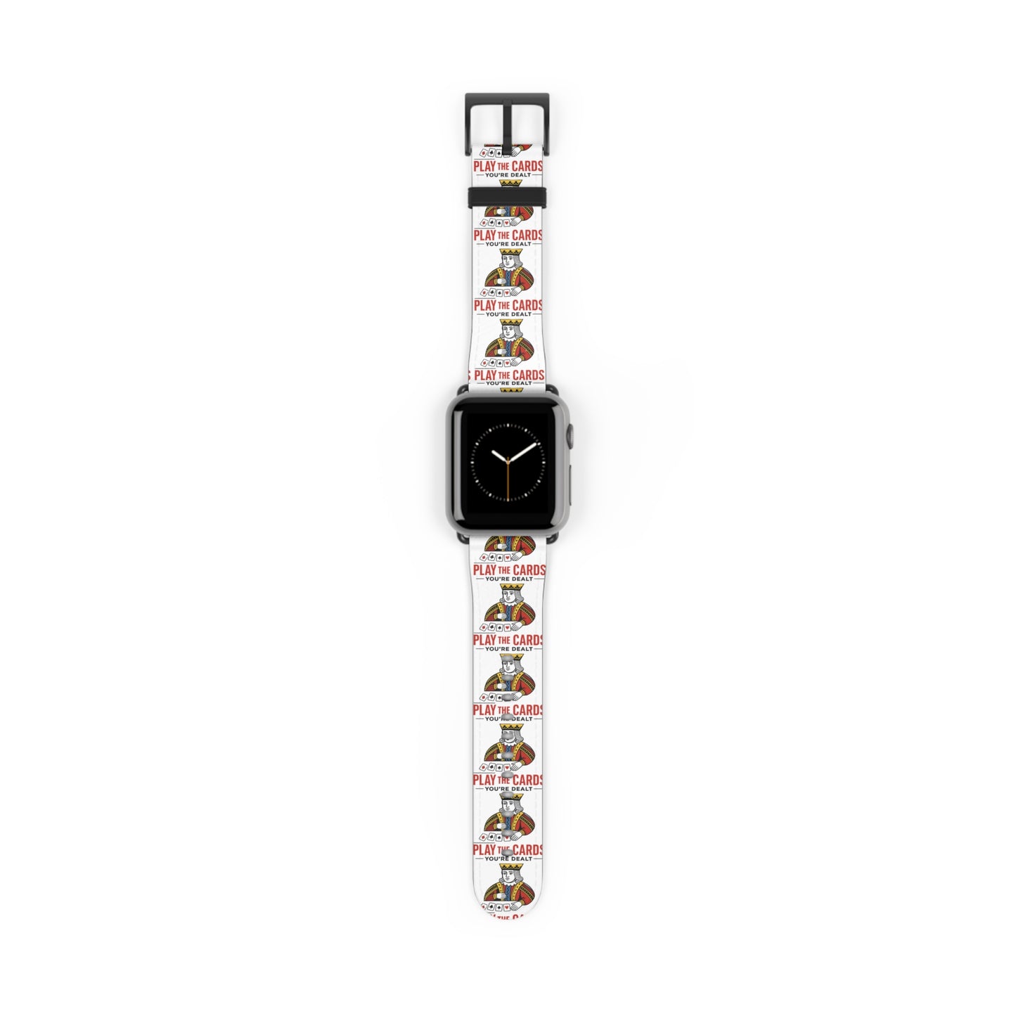 Play the Cards Watch Band, Fun Accessory for Gaming, Gift for Gamers, Unique Watch Strap for Every Occasion, Stylish Tech Wear