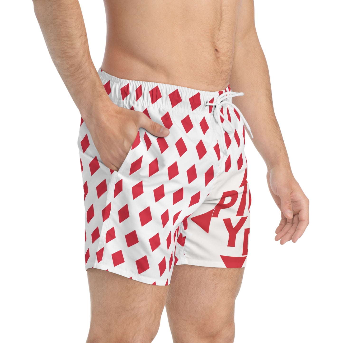 Diamond Swim Trunks for Beach Days
