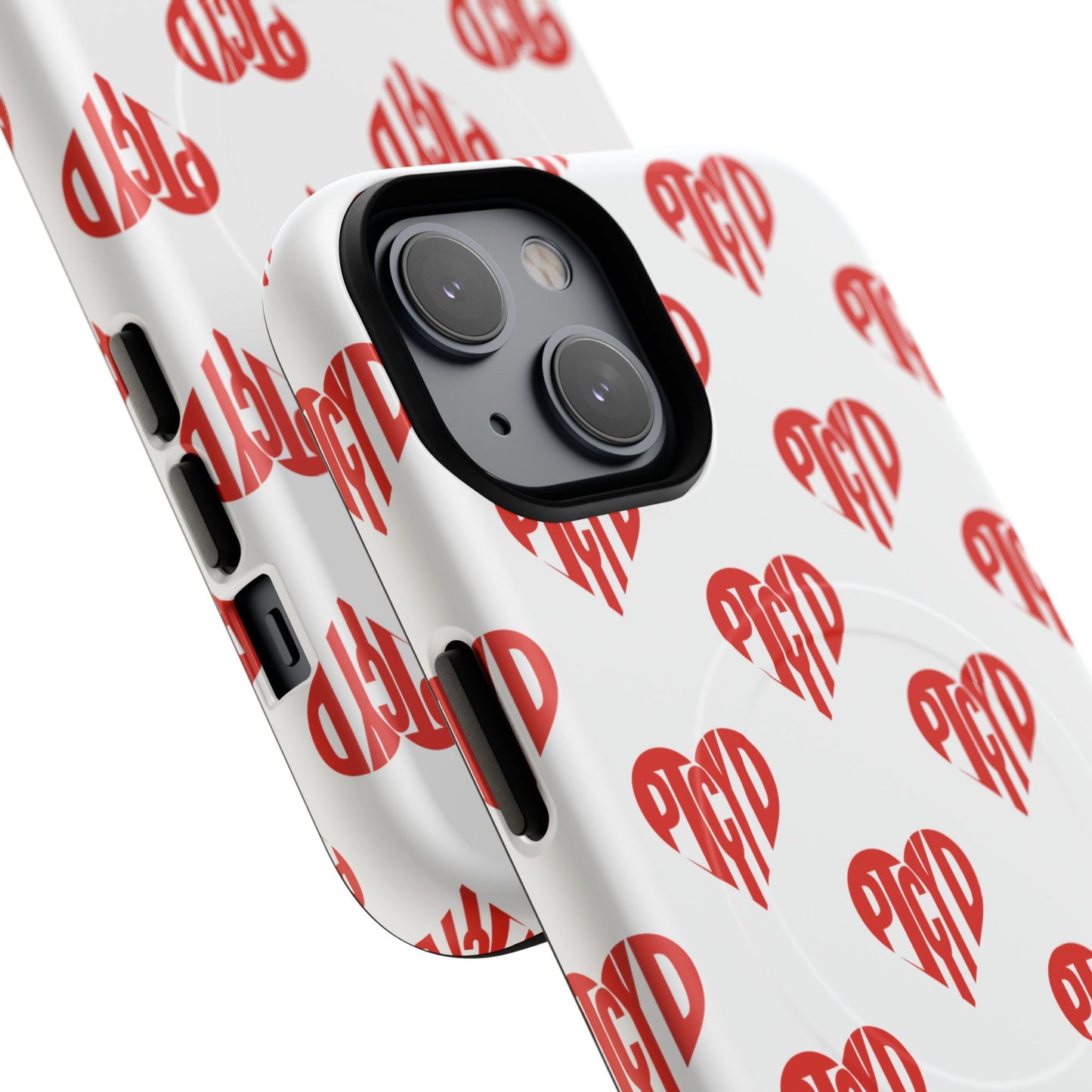 Heart  Magnetic Case Durable Phone Cases with Heart Design, Cute Gift for Teens, Stylish Tech Accessories, Unique Phone Protection
