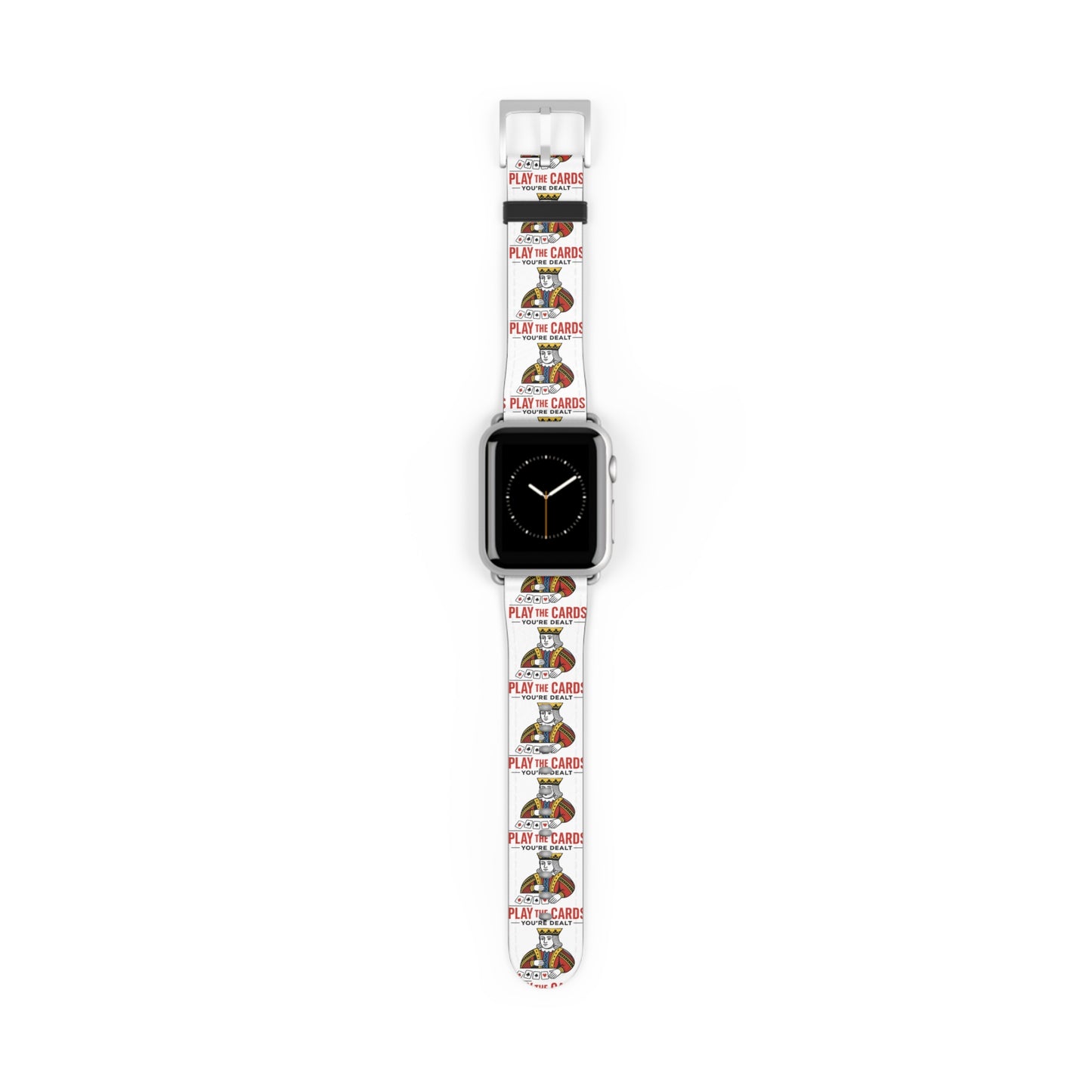 Play the Cards Watch Band, Fun Accessory for Gaming, Gift for Gamers, Unique Watch Strap for Every Occasion, Stylish Tech Wear
