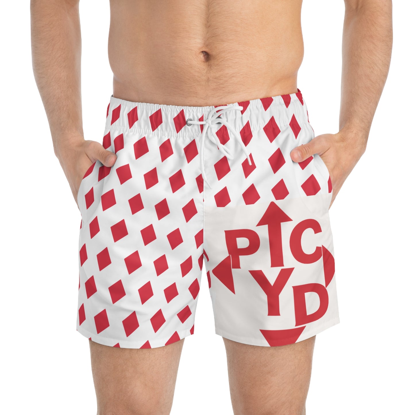 Diamond Swim Trunks for Beach Days