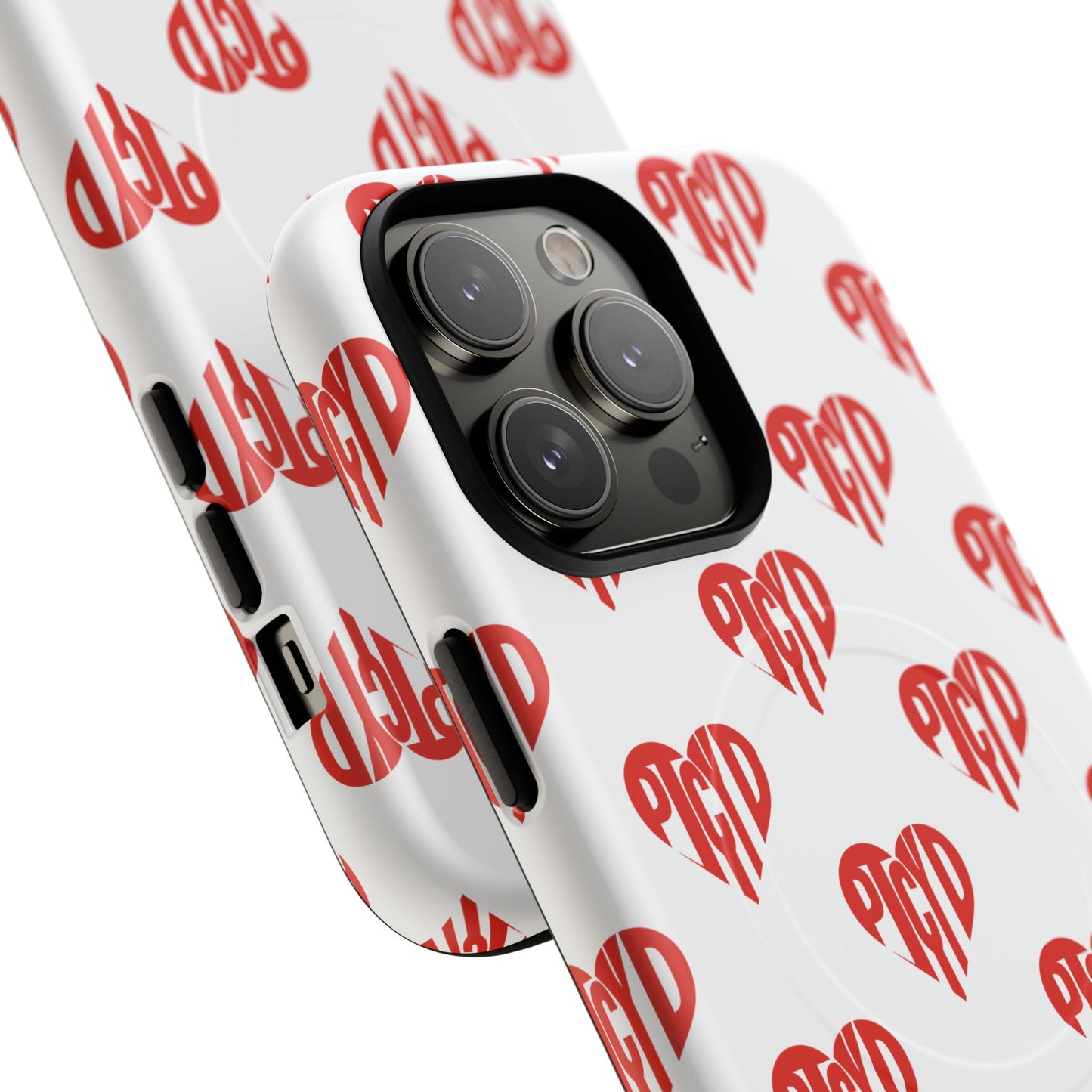 Heart  Magnetic Case Durable Phone Cases with Heart Design, Cute Gift for Teens, Stylish Tech Accessories, Unique Phone Protection